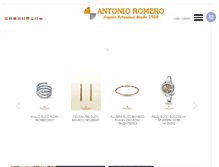 Tablet Screenshot of antonio-romero.com